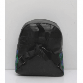 Stylish Green Glittered Faux Leather Backpack with Flap and Front Pockets Price in Pakistan | LAPTAB