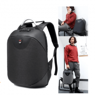 Compact Sports Style Backpack with USB Port, Lock, Water-Resistant Canvas for School and Travel Price in Pakistan | LAPTAB