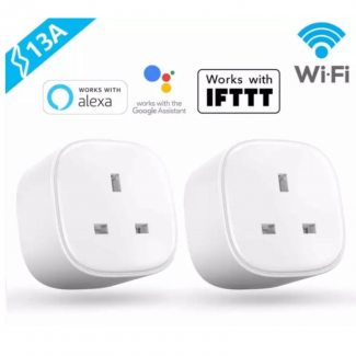 Pack of 2 Meross MSS210 Smart WiFi Socket Plugs with Remote, Voice Control, and Power Monitoring Price in Pakistan | LAPTAB