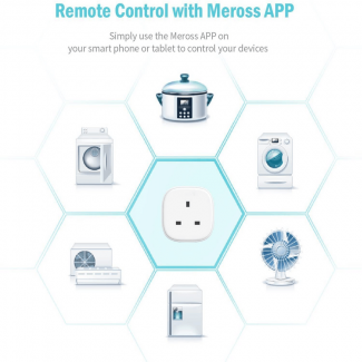 Pack of 2 Meross MSS210 Smart WiFi Socket Plugs with Remote, Voice Control, and Power Monitoring Price in Pakistan | LAPTAB