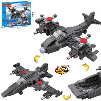 3 In 1 Vehicles Aircraft Jet Boat Building Blocks Toy for Child Development Price in Pakistan | LAPTAB