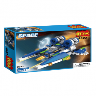 COGO Space Rescue Ship Star War Building Blocks Toy with Transparent Cockpit Price in Pakistan | LAPTAB