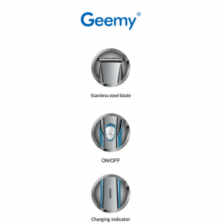 Geemy GM-6571 Rechargeable Hair Trimmer with 60-Min Wireless Use and Adjustable Combs Price in Pakistan | LAPTAB