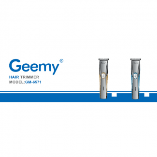 Geemy GM-6571 Rechargeable Hair Trimmer with 60-Min Wireless Use and Adjustable Combs Price in Pakistan | LAPTAB