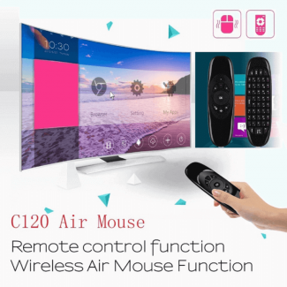 2.4GHz 6-Axis Gyroscope Wireless Remote Control with Voice Search and Air Mouse for Smart TV and PC Price in Pakistan | LAPTAB