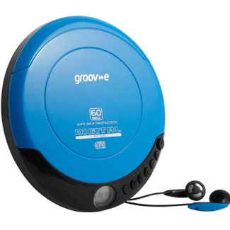 Groove Retro Personal CD Player with Anti-Skip, LCD Display, and Earphones Included Price in Pakistan | LAPTAB