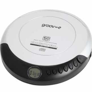 Groove Retro Personal CD Player with Anti-Skip, LCD Display, and Earphones Included Price in Pakistan | LAPTAB