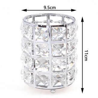 Fashion Women Makeup Brush Holder with Crystal Beads, Acrylic, Rustproof Organizer Price in Pakistan | LAPTAB