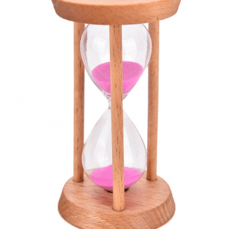 1UNIT Wooden Frame Sand Clock Hourglass with Handmade Glass for Home and Office Decor Price in Pakistan | LAPTAB