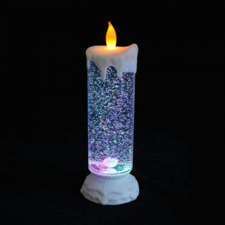 LED Water Glitter Electric Candle with Color-Changing LEDs and Rechargeable Battery Price in Pakistan | LAPTAB