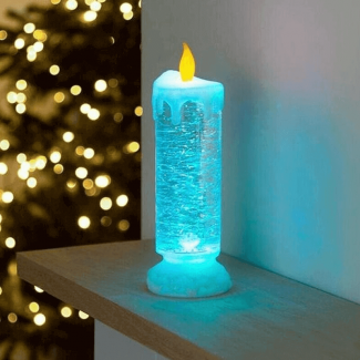 LED Water Glitter Electric Candle with Color-Changing LEDs and Rechargeable Battery Price in Pakistan | LAPTAB