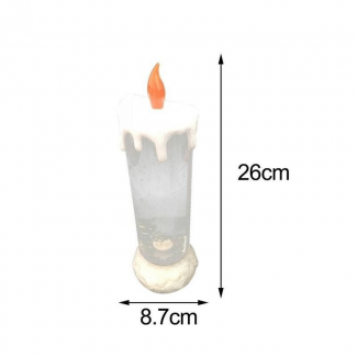 LED Water Glitter Electric Candle with Color-Changing LEDs and Rechargeable Battery Price in Pakistan | LAPTAB