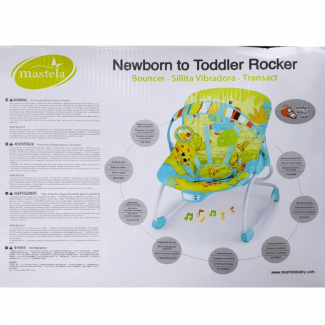 Baby Rocker with Music, Soothing Vibrations, Foldable Mini Swing for Newborns up to 20 lbs Price in Pakistan | LAPTAB