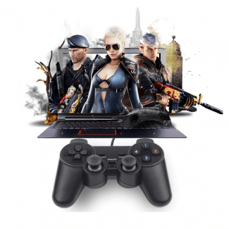 USB Wired Gamepad Controller with 12 Buttons, Vibration, Analog & Digital Modes Price in Pakistan | LAPTAB