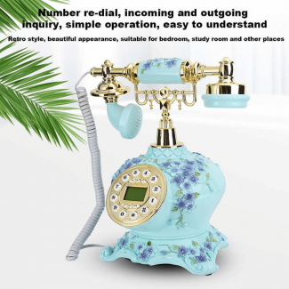 Antique Telephone Corded Landline with Redial, Caller ID, and Desk Calendar Display Price in Pakistan | LAPTAB