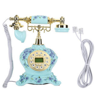 Antique Telephone Corded Landline with Redial, Caller ID, and Desk Calendar Display Price in Pakistan | LAPTAB