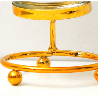 Gold Leaves Metal Candlestick Holder Wrought Iron Nordic Style for Home Decor Price in Pakistan | LAPTAB