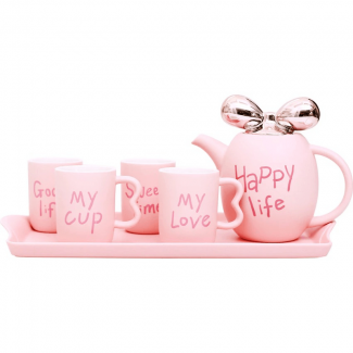 Europe Style Ceramic Coffee Cups Set, 6-Piece Porcelain Tea and Coffee Cups with Saucers Price in Pakistan | LAPTAB