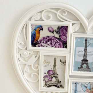 6-Piece Photo Frame Set with Durable, Stain-Resistant Prints, Ready to Hang Price in Pakistan | LAPTAB