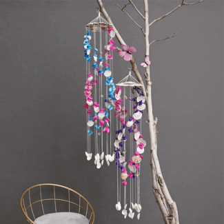 Japanese Wind Chimes Bells 95cm Handmade Natural Conch and Shells for Window Decor Price in Pakistan | LAPTAB