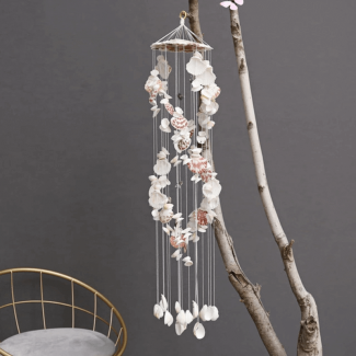 Japanese Wind Chimes Bells 95cm Handmade Natural Conch and Shells for Window Decor Price in Pakistan | LAPTAB