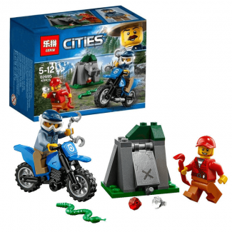 47Pcs LEPIN Brick City Off Road Chase Building Blocks