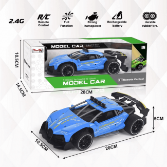 Drift RC Car 1/18 Scale High Speed Racing Sport Car with 2 Rechargeable Batteries Price in Pakistan | LAPTAB