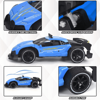 Drift RC Car 1/18 Scale High Speed Racing Sport Car with 2 Rechargeable Batteries Price in Pakistan | LAPTAB