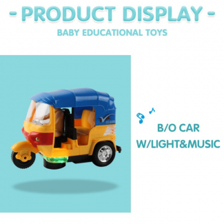 B-O Kids Small Electric Tricycle Toy with Light, Music, and Direction Control Price in Pakistan | LAPTAB