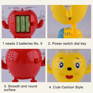 Electric Dancing Apple Toy with Lights and Sound for Baby Sensory Play Price in Pakistan | LAPTAB