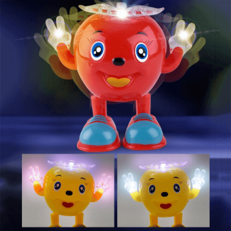 Electric Dancing Apple Toy with Lights and Sound for Baby Sensory Play Price in Pakistan | LAPTAB
