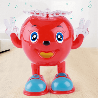 Electric Dancing Apple Toy with Lights and Sound for Baby Sensory Play Price in Pakistan | LAPTAB