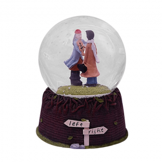 Crystal Ball Cute Couple Music Box with LED Light, Synthetic Resin, Romantic Gift Price in Pakistan | LAPTAB