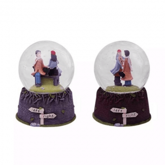 Crystal Ball Cute Couple Music Box with LED Light, Synthetic Resin, Romantic Gift Price in Pakistan | LAPTAB