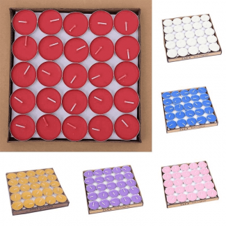 50Pcs Smokeless Scented Candles Aromatherapy Beeswax Paraffin Wax for Events Price in Pakistan | LAPTAB