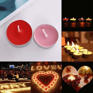 50Pcs Smokeless Scented Candles Aromatherapy Beeswax Paraffin Wax for Events Price in Pakistan | LAPTAB