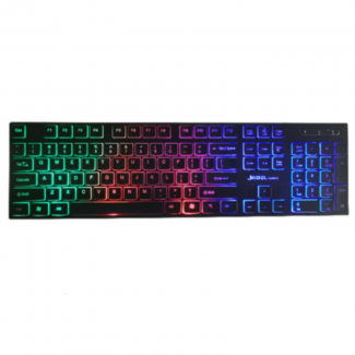 Jedel USB Gaming Keyboard K510 with RGB Backlight, Ergonomic Design, Adjustable Height and Angle, Compatible with Windows and Mac