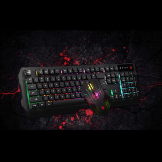 Bloody Q1300 Gaming Keyboard and Mouse Combo with LED Backlight, Spill Resistant Price in Pakistan | LAPTAB