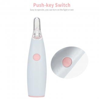 Baby Care Ear Spoon Penguin Shape, Medical Grade Silicone, Safe Spiral Ear Pick with Light Function Price in Pakistan | LAPTAB