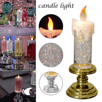 Creative Glitter LED Flameless Electric Candles with Holder and Multiple Lighting Modes Price in Pakistan | LAPTAB