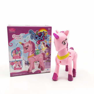 Lovely Horse Pony Music Toy for Kids Age 3+, Walking Wings, Light & Sound Price in Pakistan | LAPTAB