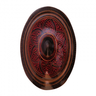 Handmade Medium Wooden Candy Jar with Calligraphic Lacquer Design for Storage and Decor Price in Pakistan | LAPTAB