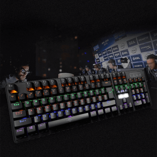 BOSSTON MK912 Wired RGB Keyboard 104 Keys Water Resistant Durable Design Price in Pakistan | LAPTAB