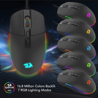 Redragon M719 Optical Gaming Mouse with 7 Programmable Buttons and Adjustable DPI Price in Pakistan | LAPTAB