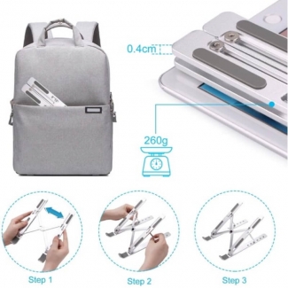 Adjustable Laptop Stand Ergonomic Desktop with Multi-Angle, Stainless Steel Design Price in Pakistan | LAPTAB