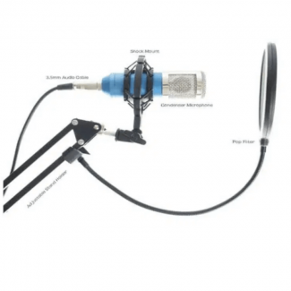 BM 800 Condenser Microphone Pro Studio Mic Kit for Camcorders and DSLR Cameras Price in Pakistan | LAPTAB