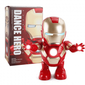 Ironman Warrior Dance Robot Toy with Lights and Music for Kids 7-14 Years Price in Pakistan | LAPTAB