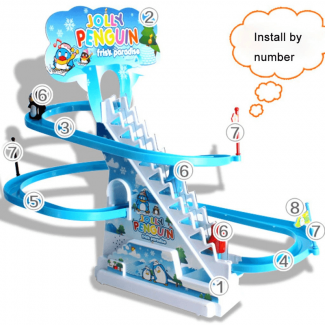 Penguin Sliding Track Train Toy with Music for Kids, Interactive Problem Solving Price in Pakistan | LAPTAB