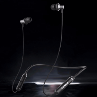 Lenovo HE05 Neckband Wireless Headphones with 12-Hour Battery, Bluetooth 5.0, IPX5 Waterproof Price in Pakistan | LAPTAB