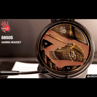 Bloody G650s USB Gaming Headset with Laser Diaphragm, LED Lights, Mic, and Leather Pads Price in Pakistan | LAPTAB
